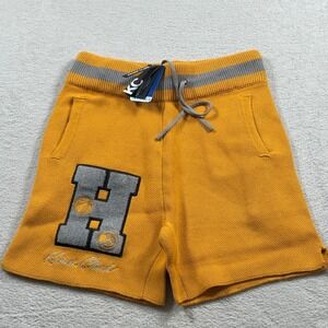Atlanta Hawks NBA x‎ Keiser Clark No Caller ID Knit Shorts - Yellow/Gray Large